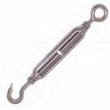 Turnbuckles with two lock nuts eye/hook 12mm