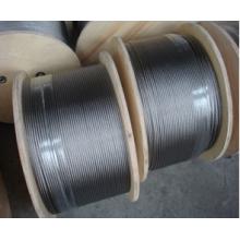 Wire Rope (7x19, 305m/roll,break load:615kgs) 1/8(3.2mm)